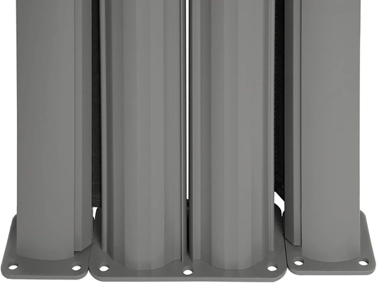 ম্যানুয়াল অপারেশন পলিস্টার উপাদান সঙ্গে ডাবল retractable প্যাটিও সাইড স্ক্রিন অ্যালোভেন