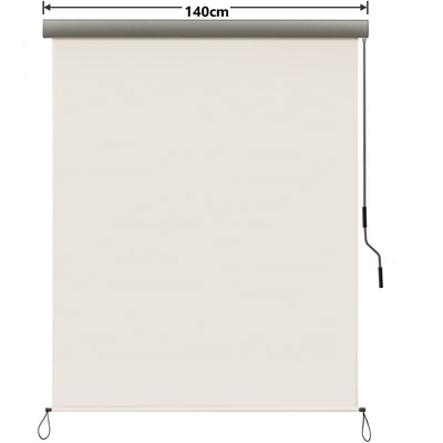 1.6m * 2.5m পলিস্টার সেল উপাদান retractable জলরোধী সূর্যের ছায়া ড্রপ উল্লম্ব ছাদ