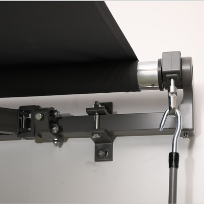 বহুমুখী এবং টেকসই 250 * 200CM প্রসারিত ম্যানুয়াল retractable অ্যারিং QF-01KD