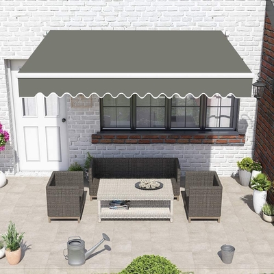 বহুমুখী এবং টেকসই 250 * 200CM প্রসারিত ম্যানুয়াল retractable অ্যারিং QF-01KD